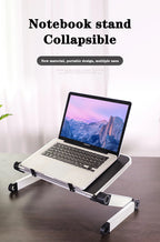 Lunabelll™Adjustable Laptop Table with Cooling Fan & Mouse Pad