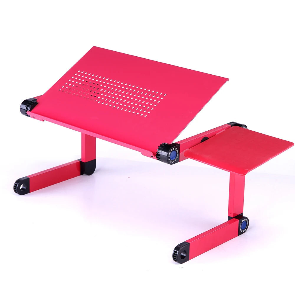 Lunabelll™Adjustable Laptop Table with Cooling Fan & Mouse Pad