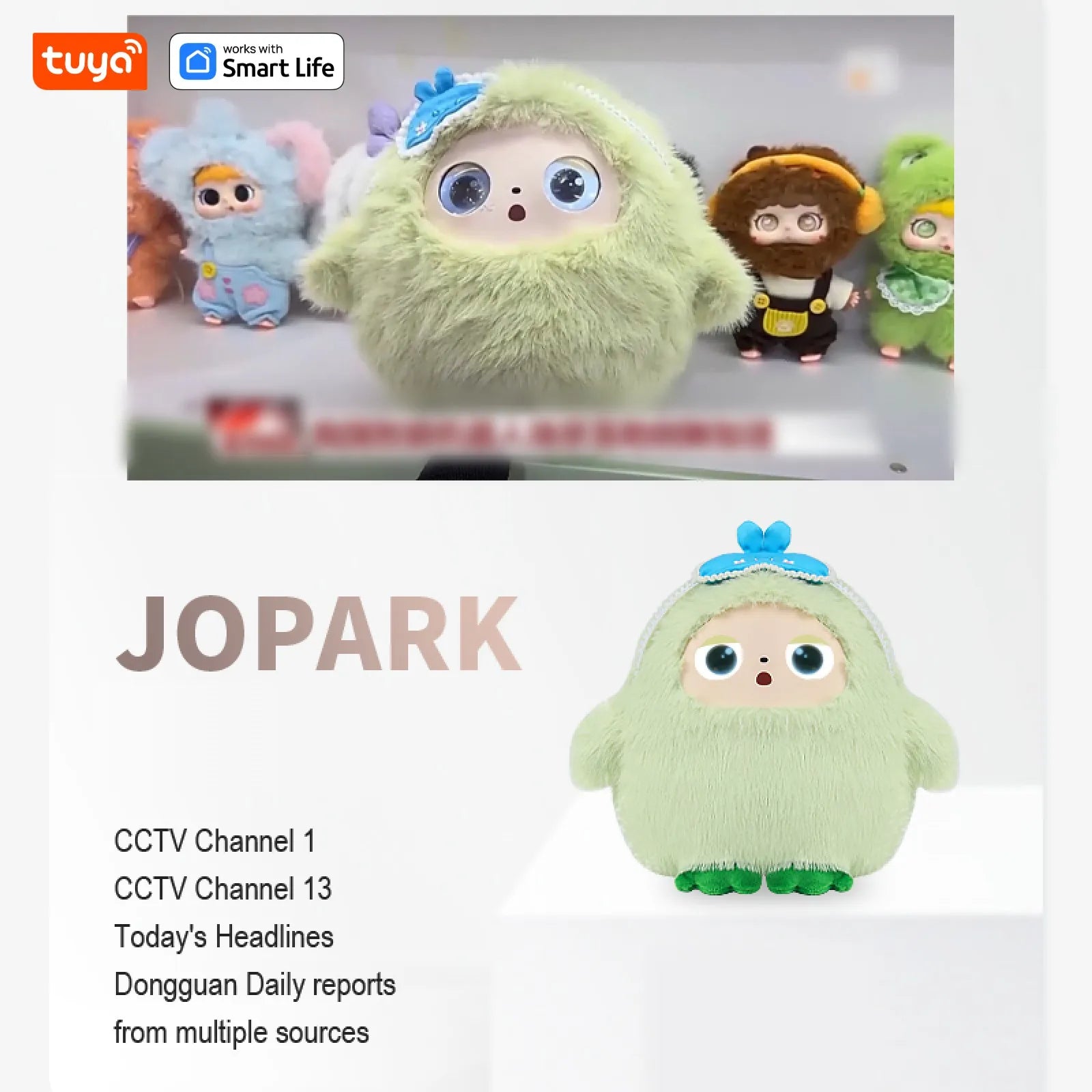 Lunabelll™Yaya-AI Plush Robot w/Smart Voice&LED Eyes, Interactive Companion Toy