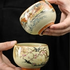 Lunabelll™ Japanese Ceramic Teacups Creative Retro Handmade Heat Resistant Kung Fu Tea Set