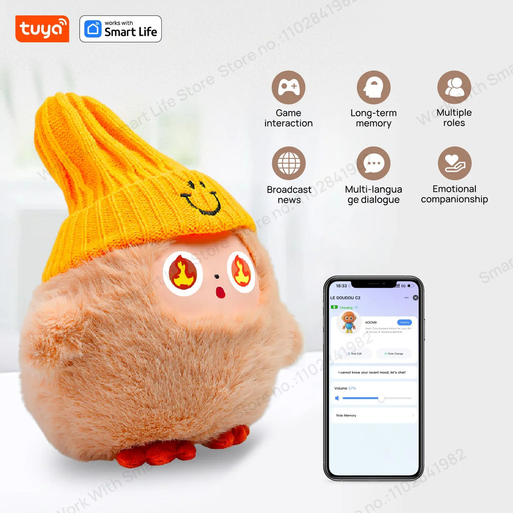 Lunabelll™Cute Nunu-AI Plush Toy