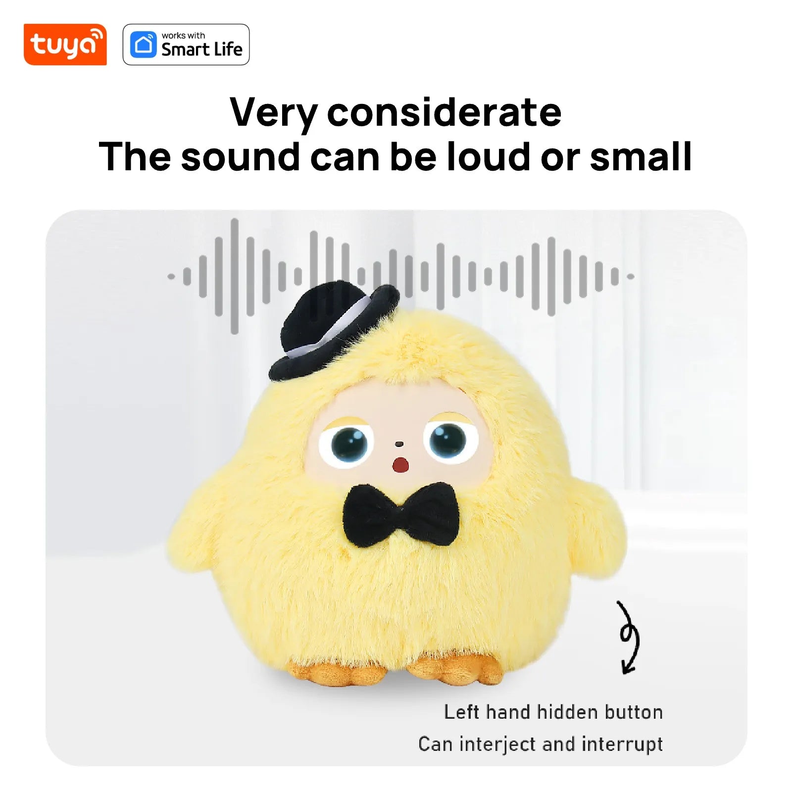 Lunabelll™ AI Smart Plush - a soft buddy that actually talks back.