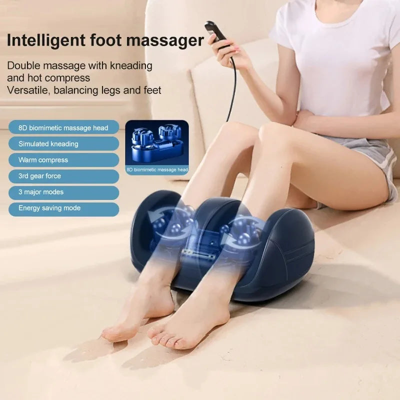 Lunabelll™ Extra Big Electric Foot Massager Hot Compress