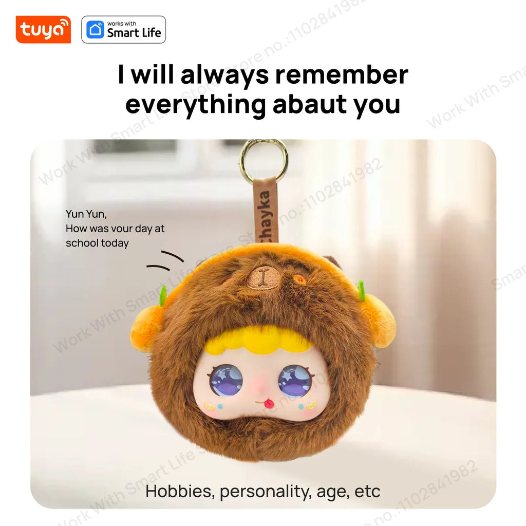 Lunabelll™ Smart  AI Plush Robot w/LED Eyes & Voice Control,Interactive Smart Toy USB