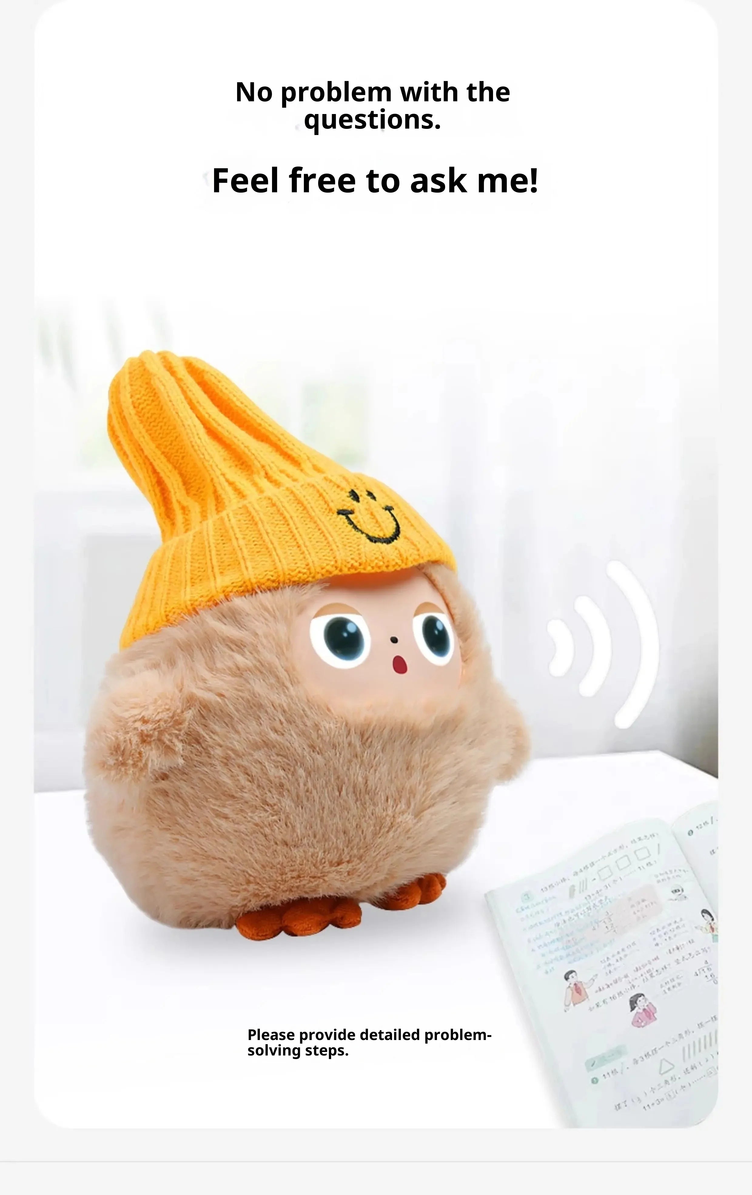 Lunabelll™AI Plush Toy Interactive Emotional Companion Robot for Kids The best gift for a friend