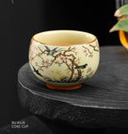 Lunabelll™ Japanese Ceramic Teacups Creative Retro Handmade Heat Resistant Kung Fu Tea Set