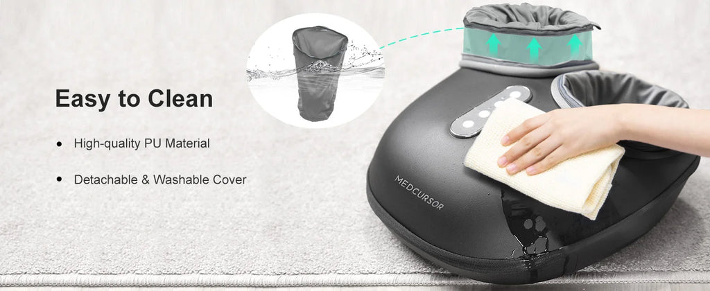 Lunabelll™ Foot Massager Machine with Heat Roller Muscle Relaxation