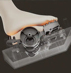 Electric Shiatsu Foot Massage Machine Air Compression Kneading Roller Massager Infrared Heating Therapy Health Care Relaxing220V