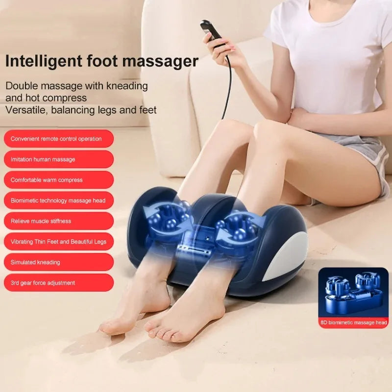 Lunabelll™ Extra Big Electric Foot Massager Hot Compress