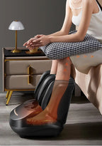 Electric Shiatsu Foot Massage Machine Air Compression Kneading Roller Massager Infrared Heating Therapy Health Care Relaxing220V