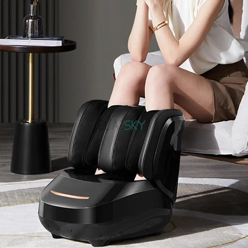 Electric Shiatsu Foot Massage Machine Air Compression Kneading Roller Massager Infrared Heating Therapy Health Care Relaxing220V