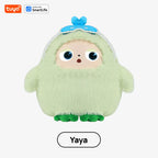 Lunabelll™Yaya-AI Plush Robot w/Smart Voice&LED Eyes, Interactive Companion Toy