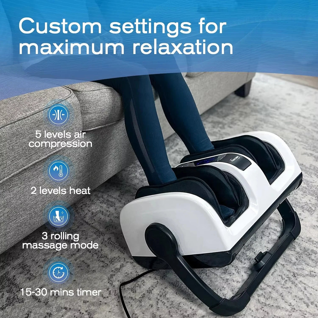 Foot Massager Fully Automatic Kneading Calf Sole Foot Hot Compress Foot Therapy Machine