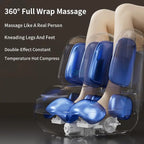 Electric Shiatsu Foot Massage Machine Air Compression Kneading Roller Massager Infrared Heating Therapy Health Care Relaxing220V