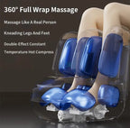 Electric Shiatsu Foot Massage Machine Air Compression Kneading Roller Massager Infrared Heating Therapy Health Care Relaxing220V