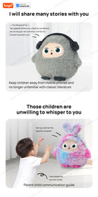 Lunabelll™ AI Smart Plush - a soft buddy that actually talks back.