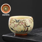 Lunabelll™ Japanese Ceramic Teacups Creative Retro Handmade Heat Resistant Kung Fu Tea Set