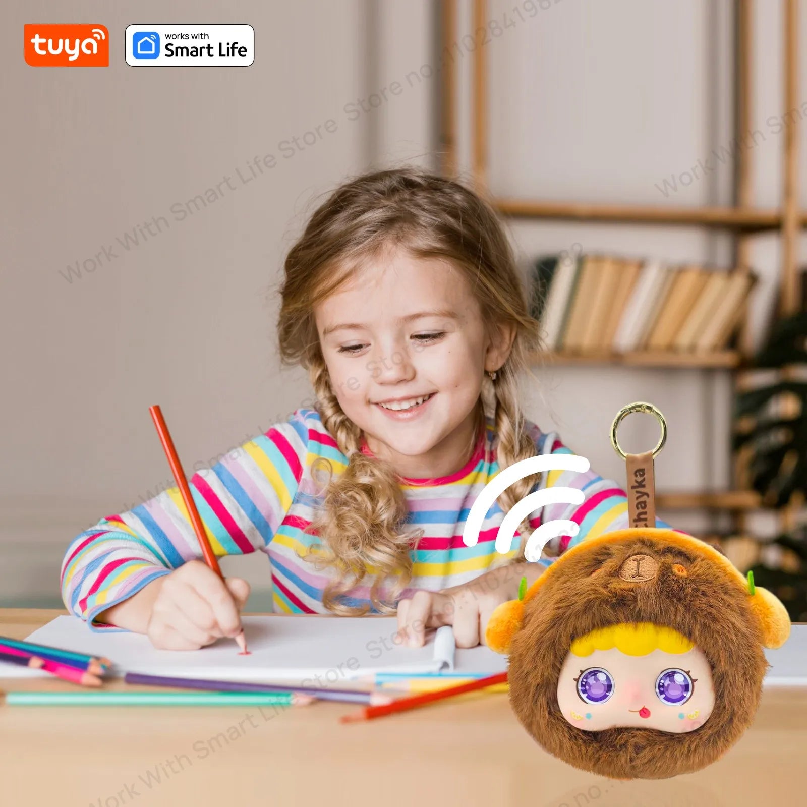 Lunabelll™ Smart  AI Plush Robot w/LED Eyes & Voice Control,Interactive Smart Toy USB