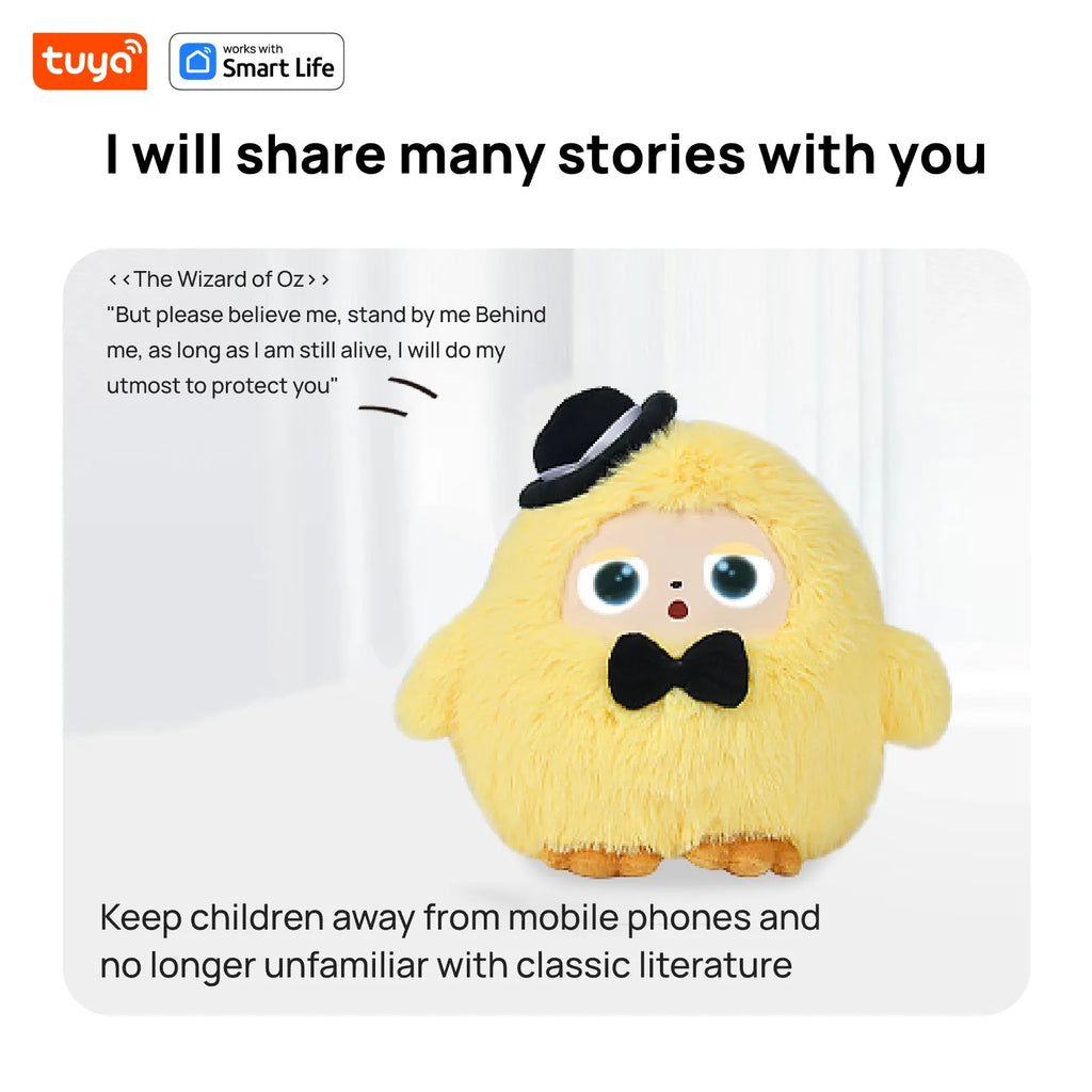 Lunabelll™Cute Yoyo: AI Plush Robot Smart Interactive Toy