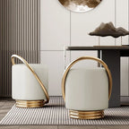 Lunabelll™ Modern Minimalist Ottoman Stool with Iron Frame