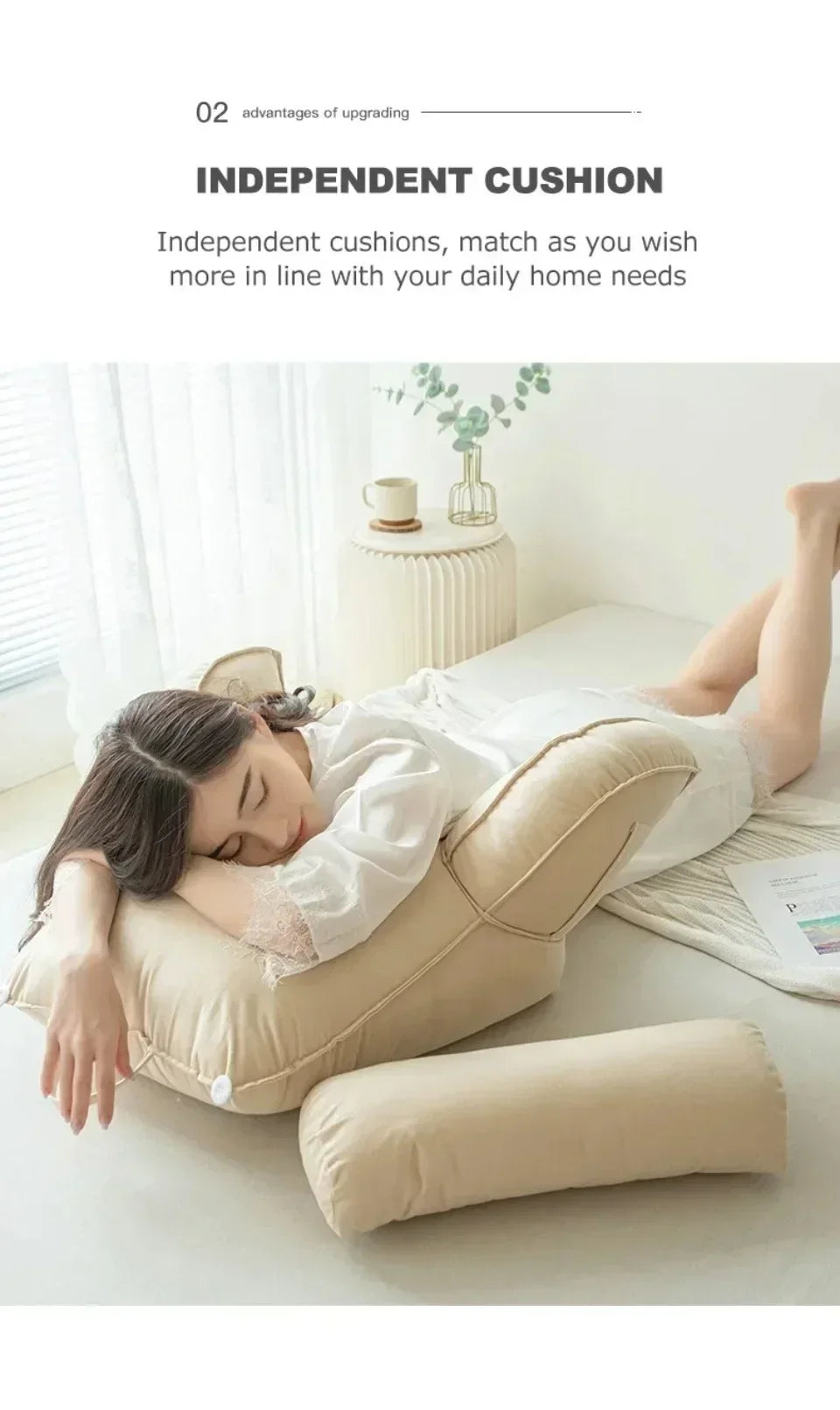 Lunabelll™ Bedhead Pillow Washable Neck Pillow