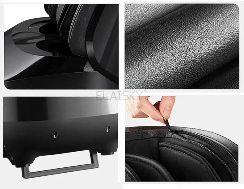 Electric Shiatsu Foot Massage Machine Air Compression Kneading Roller Massager Infrared Heating Therapy Health Care Relaxing220V