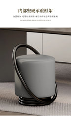 Lunabelll™ Modern Minimalist Ottoman Stool with Iron Frame