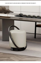 Lunabelll™ Modern Minimalist Ottoman Stool with Iron Frame