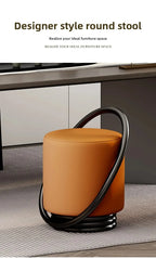 Lunabelll™ Modern Minimalist Ottoman Stool with Iron Frame