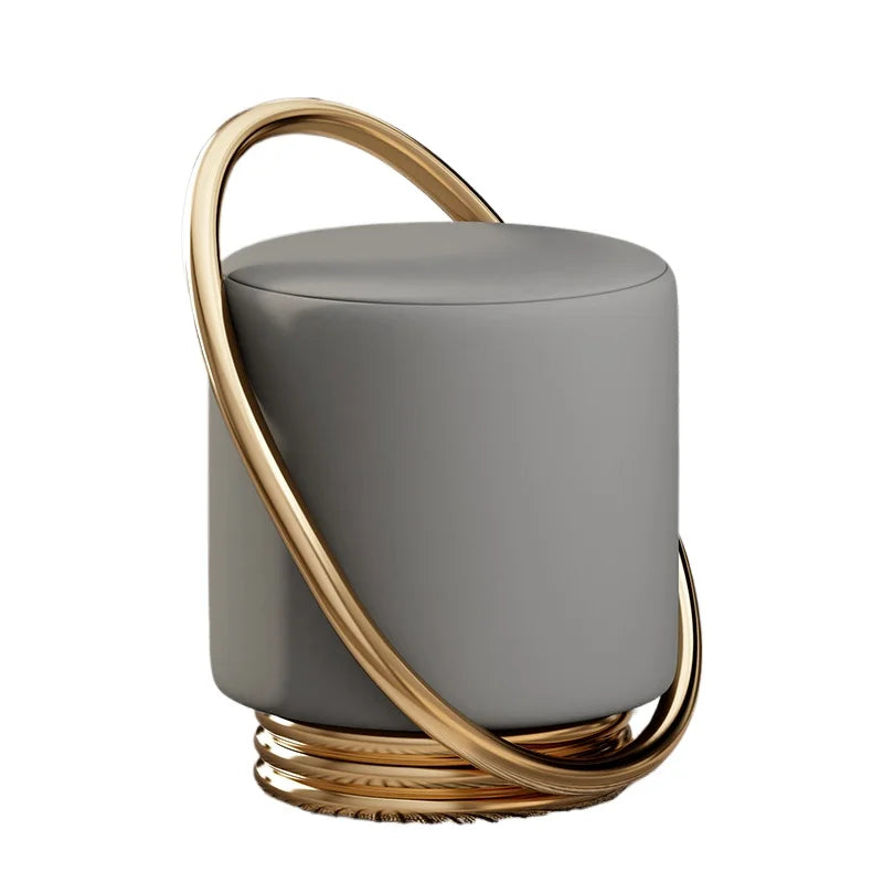 Lunabelll™ Modern Minimalist Ottoman Stool with Iron Frame