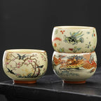 Lunabelll™ Japanese Ceramic Teacups Creative Retro Handmade Heat Resistant Kung Fu Tea Set